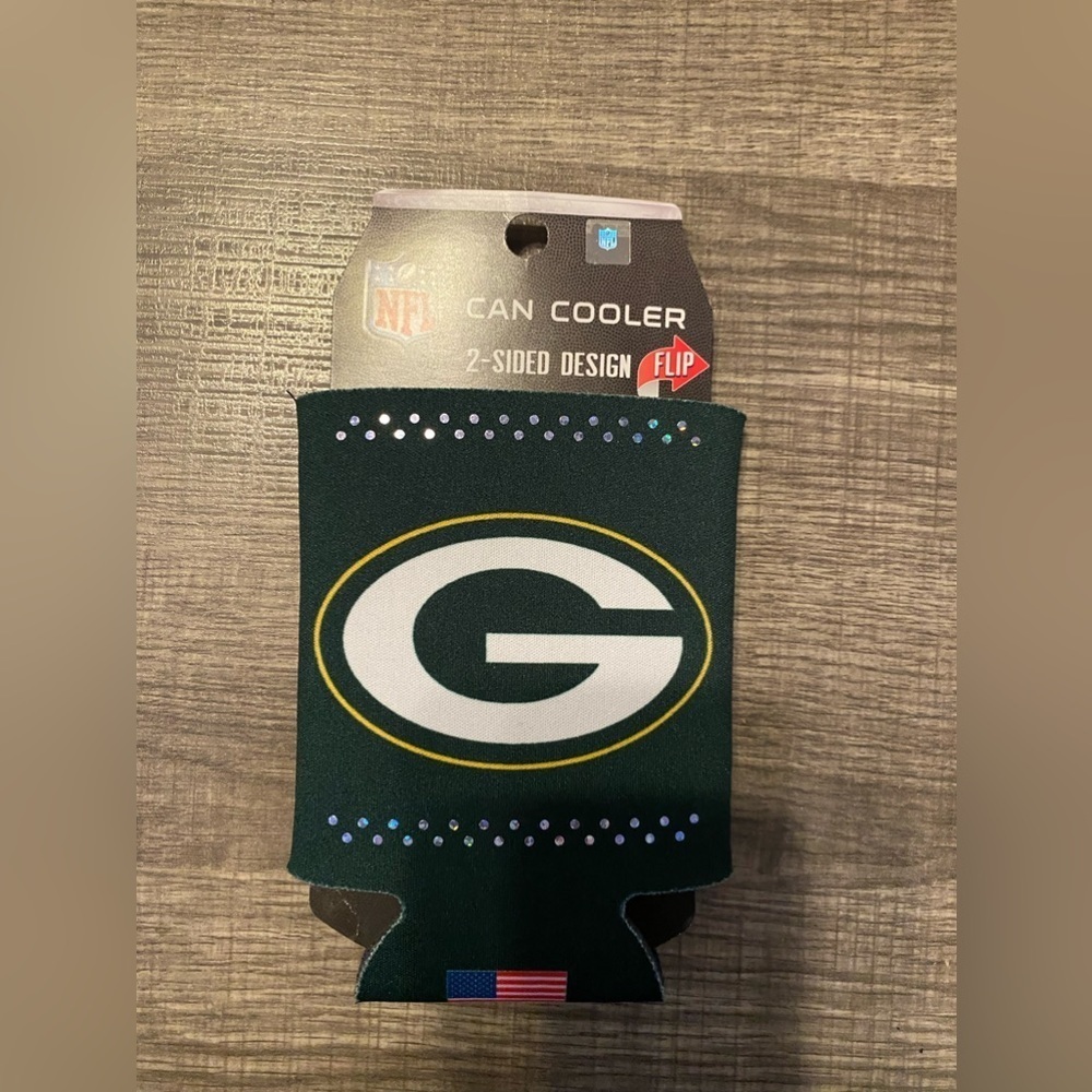 Green Bay Packers - Wincraft - NEW - Bling Can Cooler - Picture 2 of 4